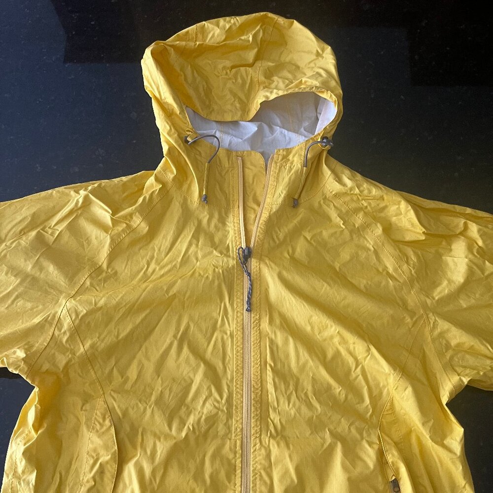 Red Ledge Brand yellow rainjacket
